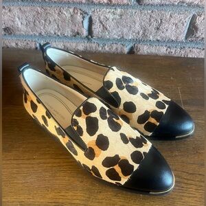 Cole Haan Grand Ambition loafers real fur size 7.5 NEW no box